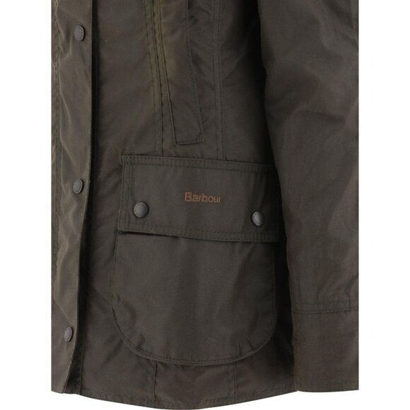 Barbour Beadnell Waxed Jacket Tag Size 8 Women - Picture 4 of 4